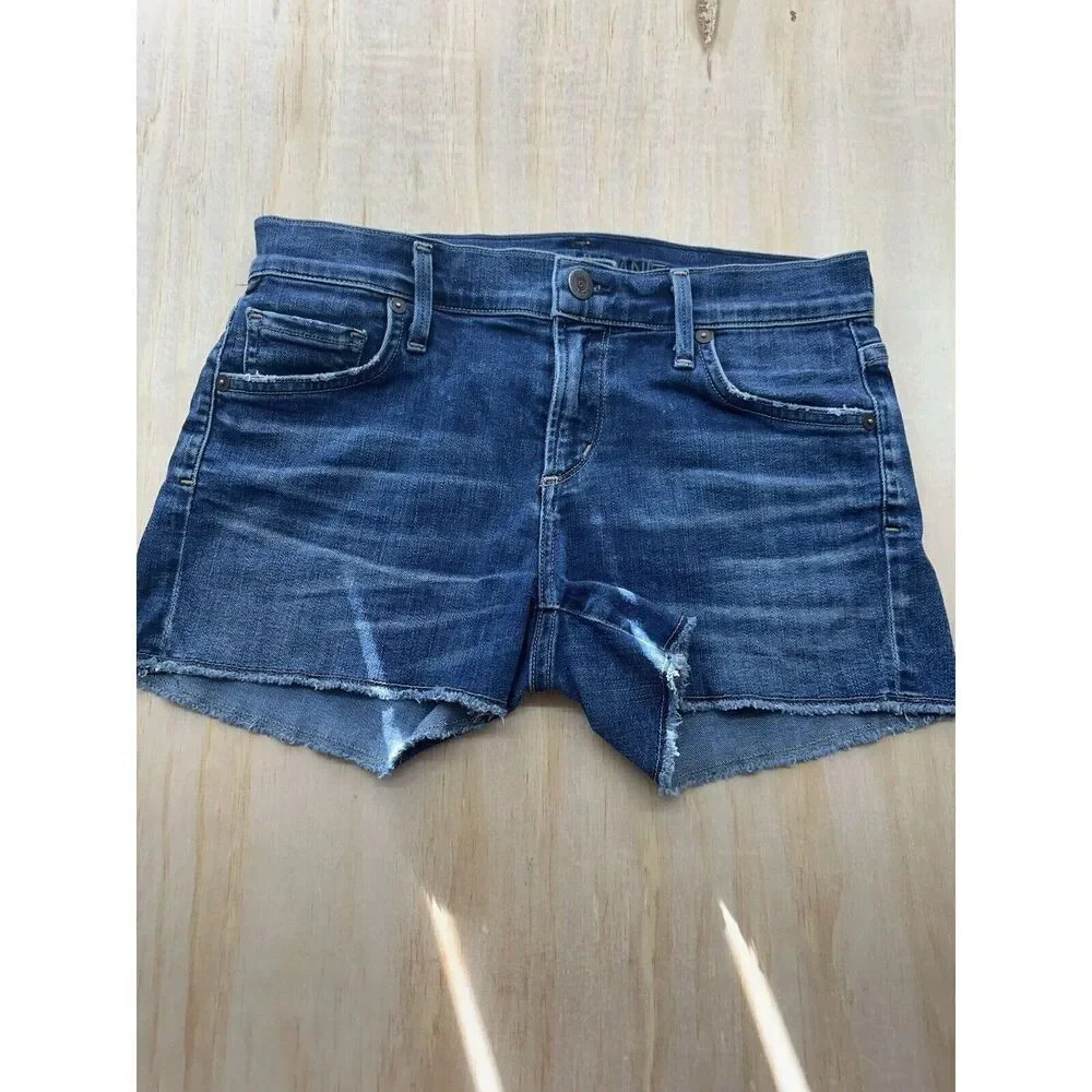 Citizens Of Humanity Shorts 25 Jean Dark Wash